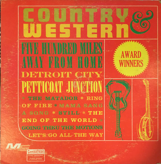 Various : Country & Western Award Winners (LP,Compilation,Stereo)