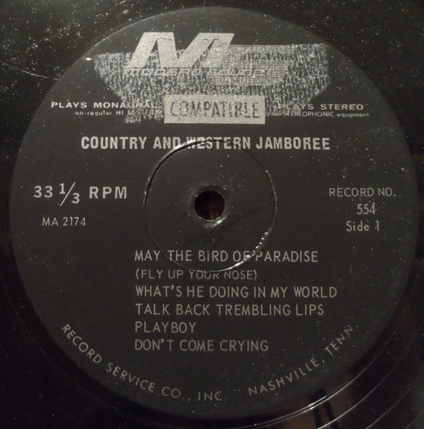 Unknown Artist : Country & Western Jamboree (LP,Album)