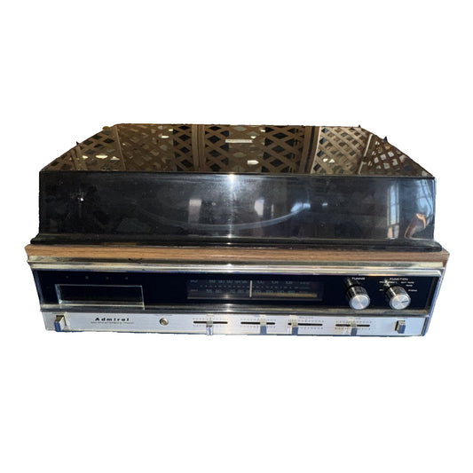 Vintage Admiral SC 1141 Am/Fm turntable 8 Track Player