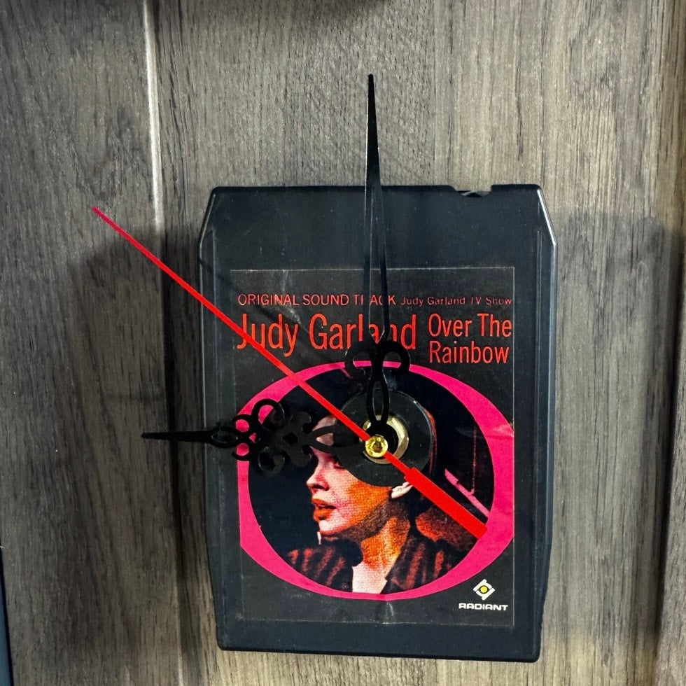 Somewhere Over Time: Upcycled Judy Garland 8-Track Clock
