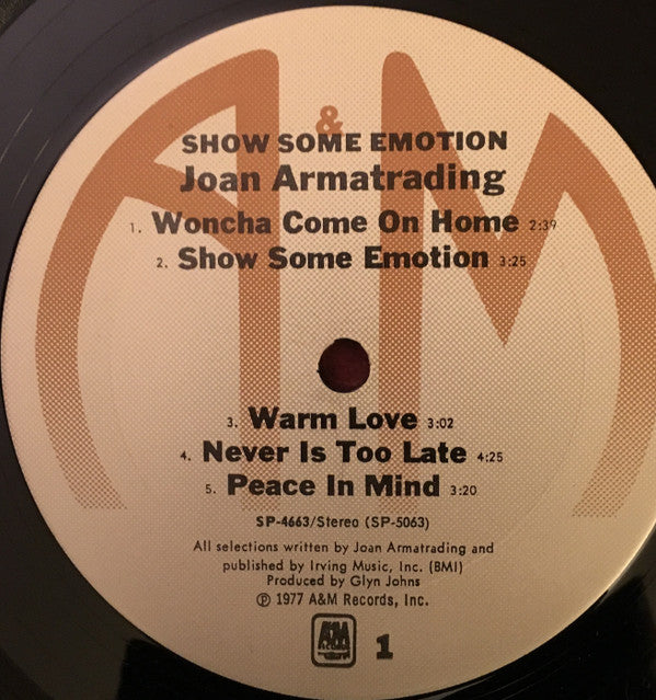 Joan Armatrading : Show Some Emotion (LP,Album)