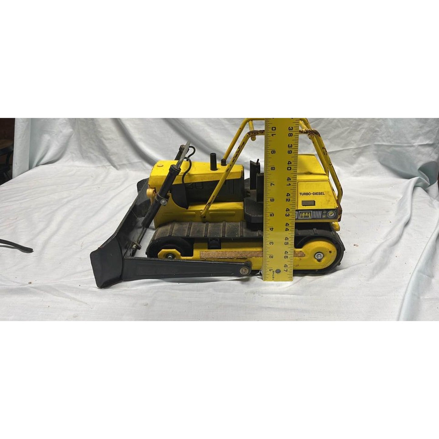 Vintage Tonka Pressed Steel Turbo Diesel Bulldozer