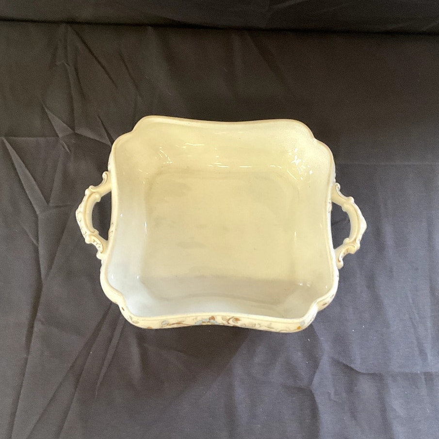 Antique Porcelain Haviland & Co. Square Serving Bowl