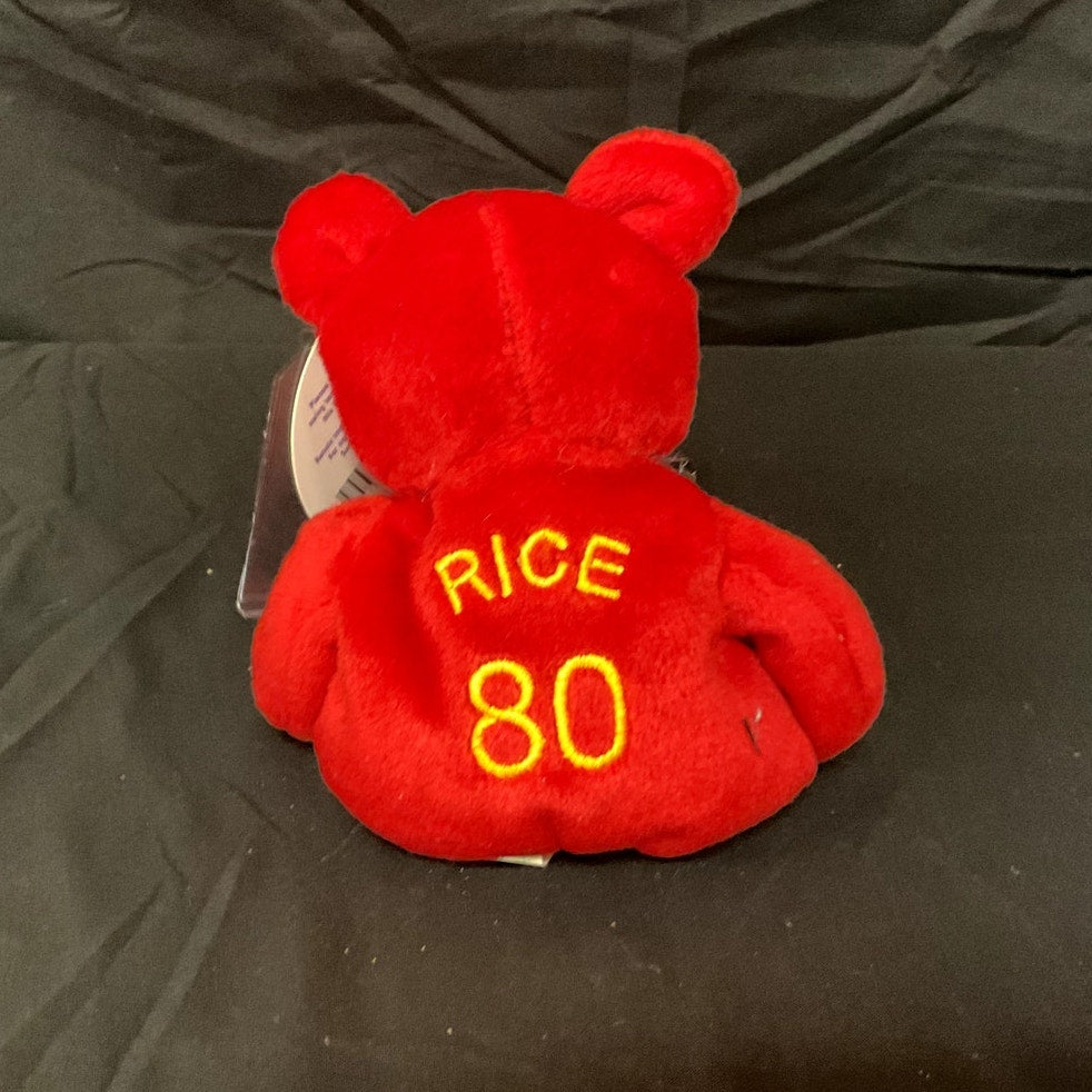 Salvino's Bammers 49ers Jerry Rice Plush Bear