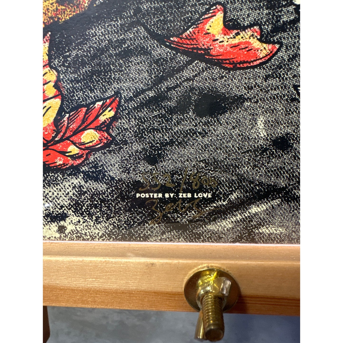 Dead & Co 11/24/17 Detroit Zeb Love Poster, 552/800