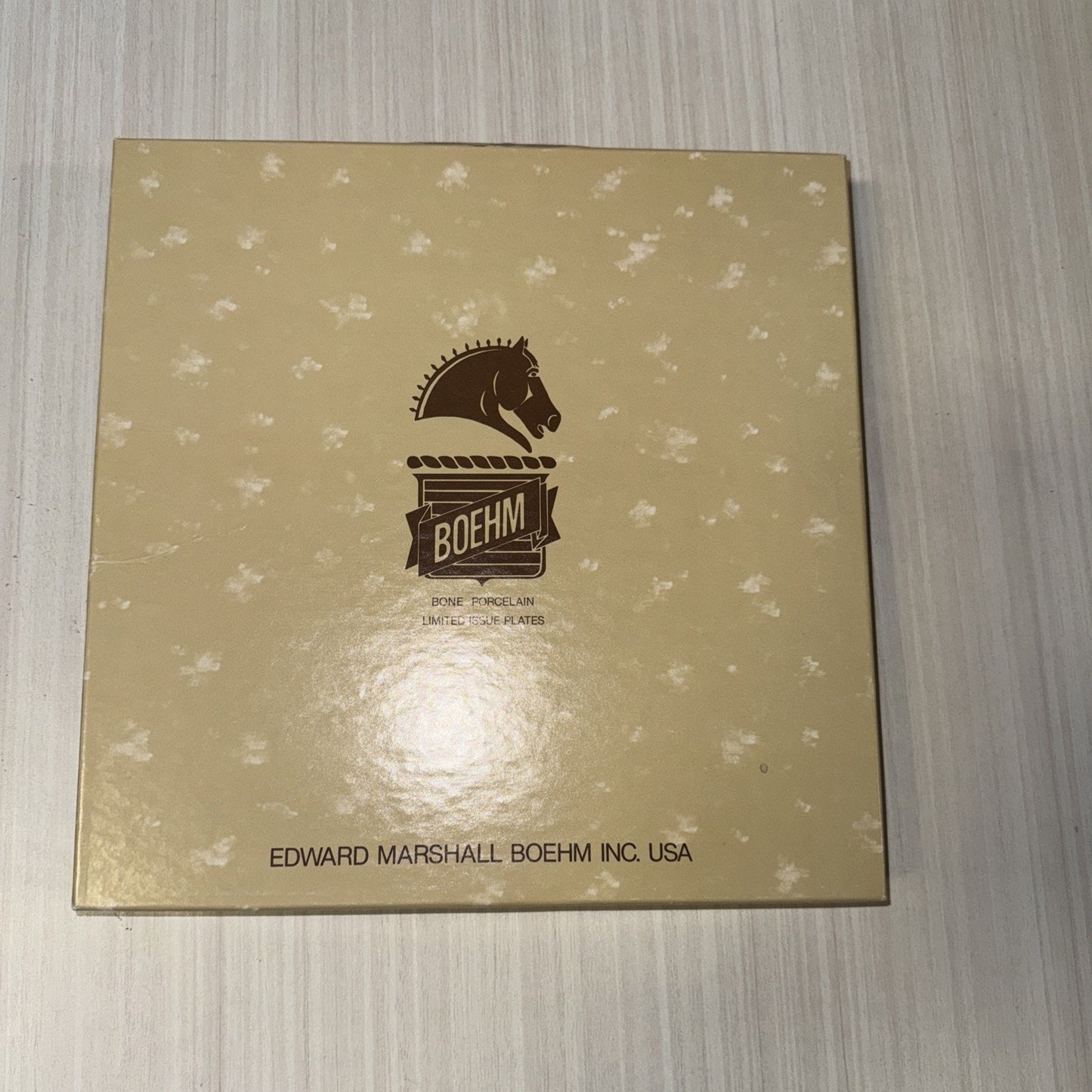 Boehm Ross’ Geese Water Bird Plate w/ Box, Care Card, Registration