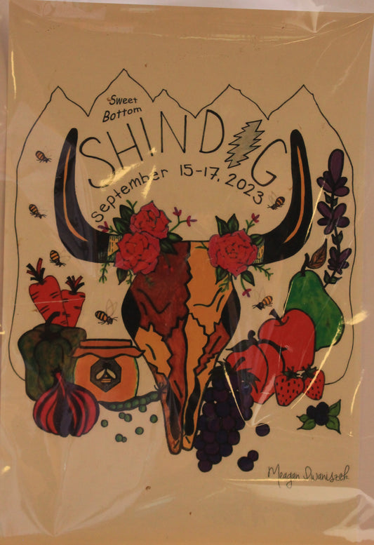 18 x12"-Sweet Bottom Shindig-09-15-23-Bent Mtn VA-Meagan Dwenisek-Signed-Poster