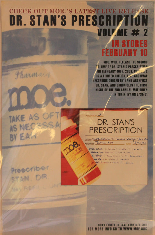 17.5" X 11"-Moe-Moe Down Festival-08-31-01-Turin, NY-Album Promo Poster
