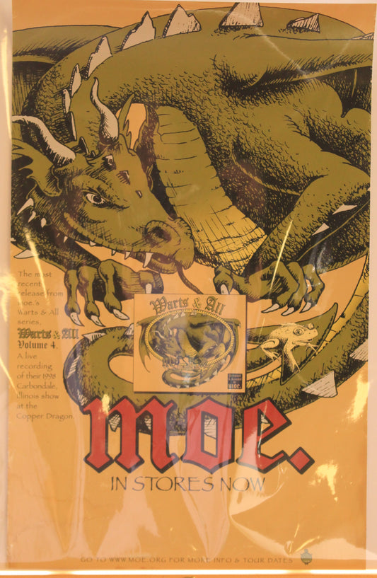 17.5" X 11"-Moe-Copper Dragon-06-20-05-Carbondale, Il-Album Promo Poster