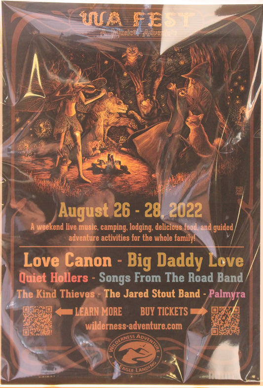 18.75" x 12.75"-WA Fest-Wilderness Adventure -11/26,2022-Va-Paul Dempsey-Poster