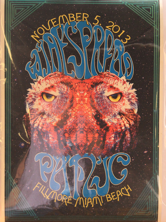 19" x 13"-Widespread Panic-Filmore-11-05-23-Miami -Chuck Sperry-Concert Poster
