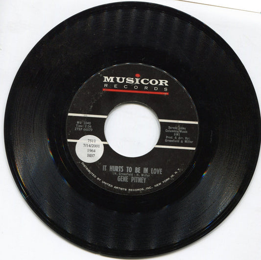 Gene Pitney – It Hurts To Be In Love (1964, Musicor Records)