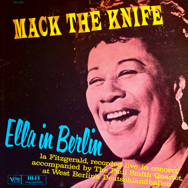Ella Fitzgerald – Mack The Knife (Ella In Berlin) (1960, Verve Records)