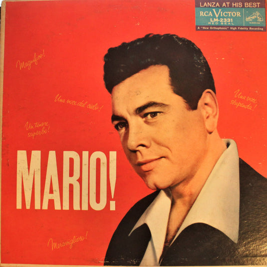 Mario Lanza – Mario! (1959, RCA Victor Red Seal)