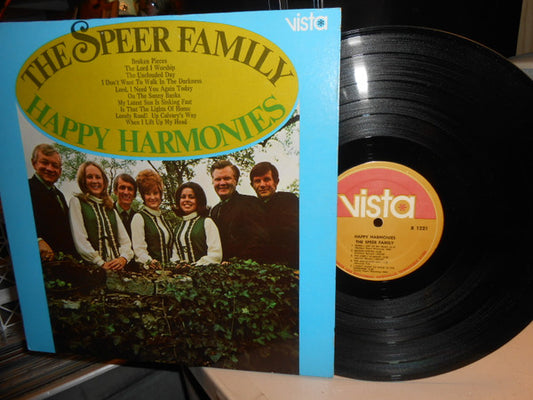 Speer Family, The – Happy Harmonies (1970, Vista (7))