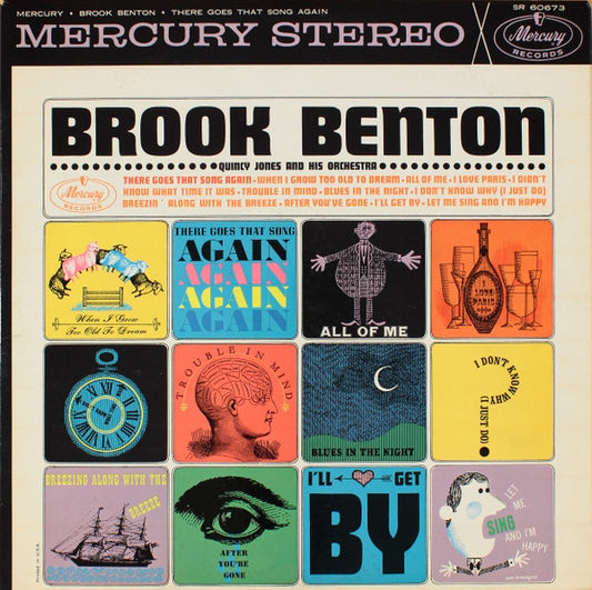 Brook Benton|Quincy Jones And His Orchestra – There Goes That Song Again (1962, Mercury)