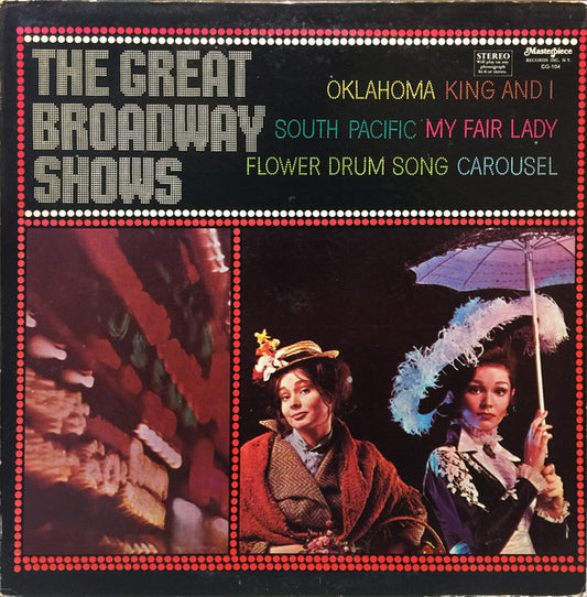 Various – The Great Broadway Shows (Masterpiece Records Inc.)
