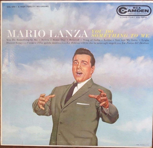 Mario Lanza – You Do Something To Me (1958, RCA Camden)