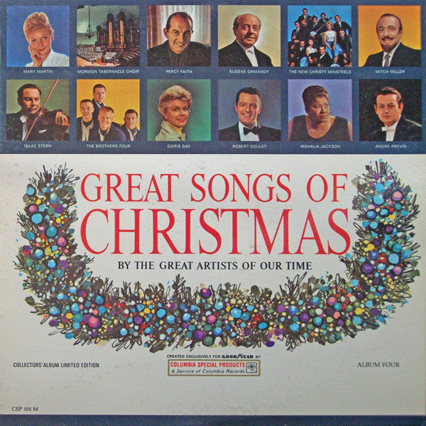 Various – Great Songs Of Christmas (By The Great Artists Of Our Time) Album Four (1964, Columbia Special Products)