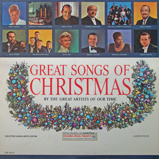 Various – Great Songs Of Christmas (By The Great Artists Of Our Time) Album Four (1964, Columbia Special Products)