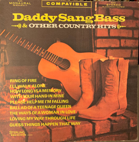 Various – Daddy Sang Bass & Other Country Hits (Sterling Records (10))