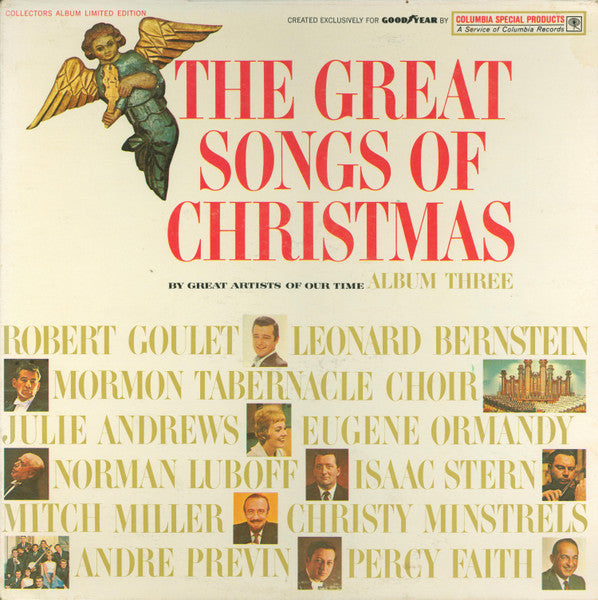 Various – The Great Songs Of Christmas, Album Three (1963, Columbia Special Products)
