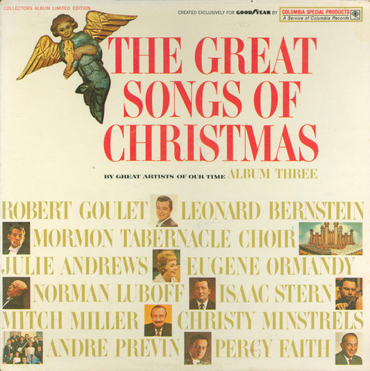 Various – The Great Songs Of Christmas, Album Three (1963, Columbia Special Products)