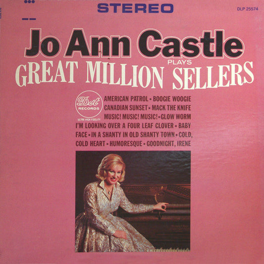 Jo Ann Castle – Great Million Sellers (1964, Dot Records)