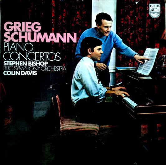 Edvard Grieg|Robert Schumann|Stephen Bishop (3)|BBC Symphony Orchestra|Sir Colin Davis – Piano Concertos (1971, Philips)