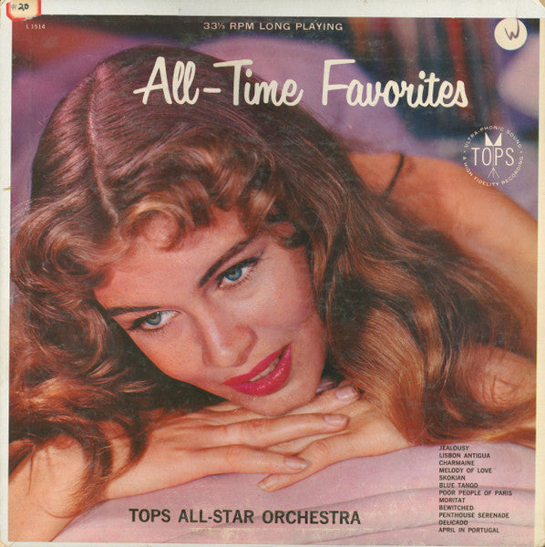Tops All-Star Orchestra – All-Time Favorites (1957, Tops Records)