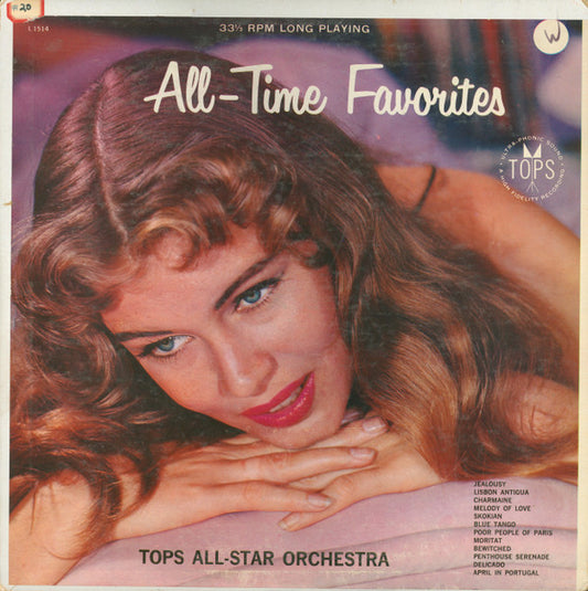Tops All-Star Orchestra – All-Time Favorites (1957, Tops Records)