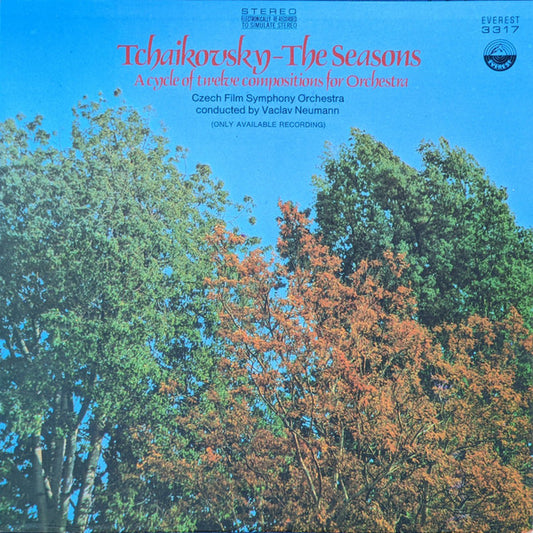 Pyotr Ilyich Tchaikovsky|Czech Film Symphony Orchestra|VÃ¡clav Neumann – The Seasons: A Cycle Of Twelve Compositions For Orchestra (1971, Everest)