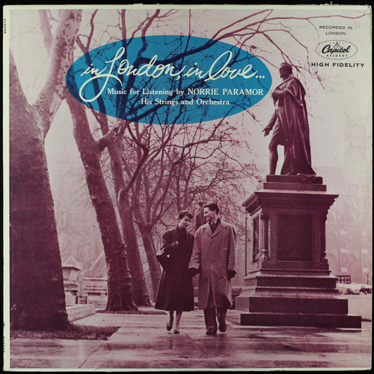 Norrie Paramor And His Orchestra – In London... In Love (1956, Capitol Records)