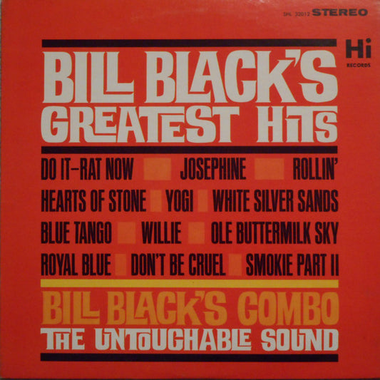 Bill Black's Combo – Bill Black's Greatest Hits (1963, Hi Records)