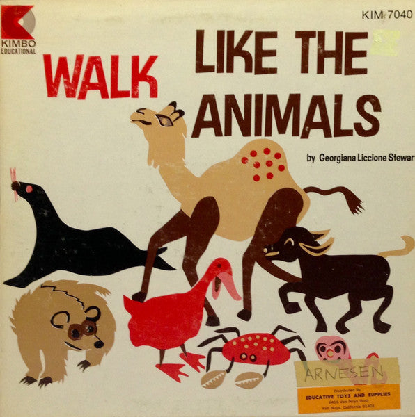 Georgiana Stewart – Walk Like The Animals (1976, Kimbo Educational Records)