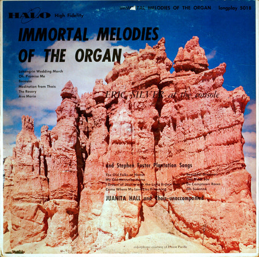 Eric Silver (4) – Immortal Melodies Of The Organ (1957, Halo)