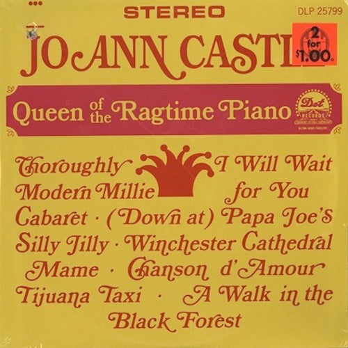 Jo Ann Castle – Queen Of The Ragtime Piano (1967, Dot Records)