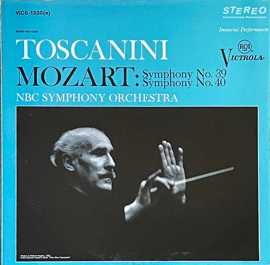Arturo Toscanini|Wolfgang Amadeus Mozart|NBC Symphony Orchestra – Symphony No. 39, Symphony No. 40 (1968, RCA Victrola)