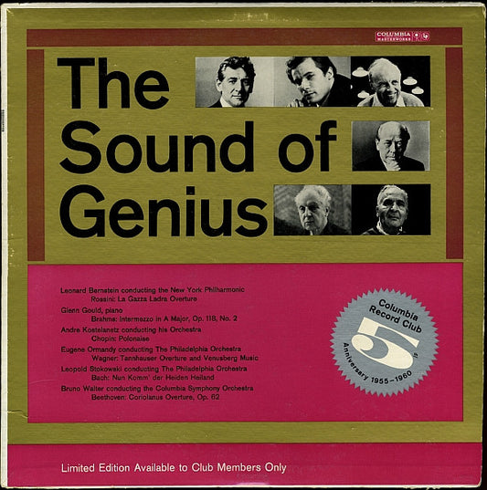Various – The Sound Of Genius (1960, Columbia Masterworks)