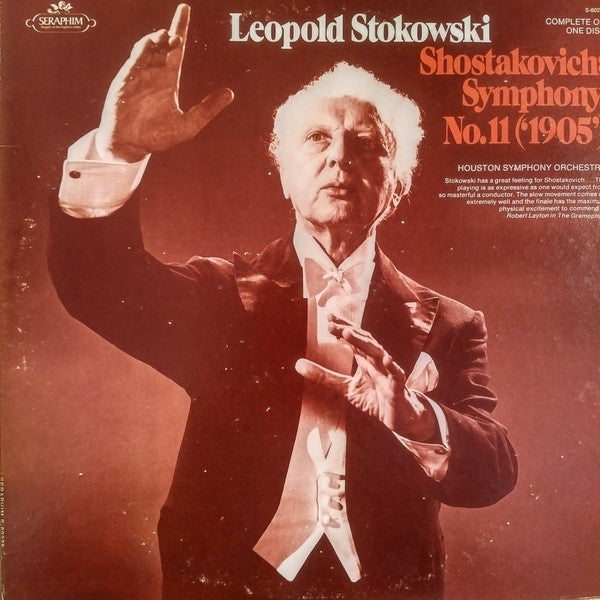 Dmitri Shostakovich|Leopold Stokowski|Houston Symphony Orchestra – Symphony No.11 (1905) (Seraphim)