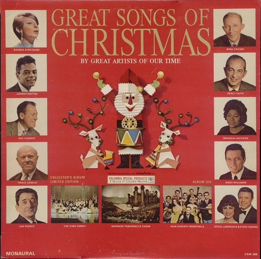Various – The Great Songs Of Christmas (By Great Artists Of Our Time), Album Six (1966, Columbia Special Products)