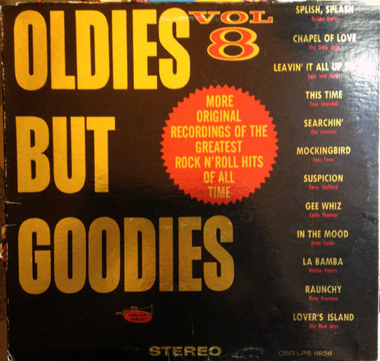 Various – Oldies But Goodies Vol. 8 (1965, Original Sound)
