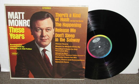 Matt Monro – These Years (1967, Capitol Records)