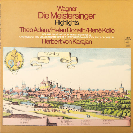 Richard Wagner|Herbert von Karajan – Die Meistersinger (Highlights) (1973, Angel Records)