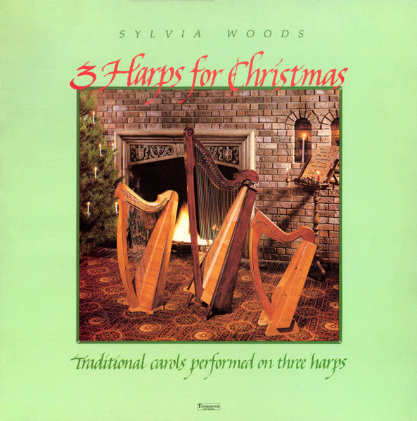 Sylvia Woods – 3 Harps For Christmas (Traditional Carols Performed On 3 Harps) (1985, Tonmeister Records)