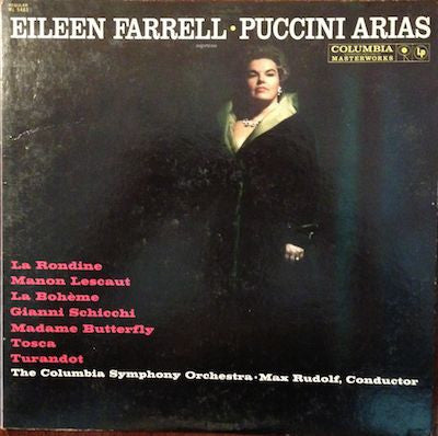 Eileen Farrell|Giacomo Puccini|Columbia Symphony Orchestra|Max Rudolf – Puccini Arias (1960, Columbia Masterworks)