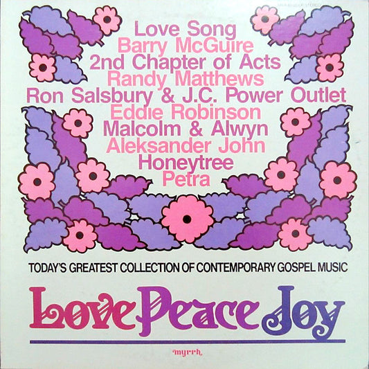 Various – Love Peace Joy (1974, Myrrh)