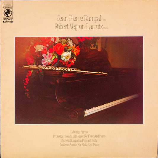 Jean-Pierre Rampal|Robert Veyron-Lacroix|Claude Debussy|Sergei Prokofiev|BÃ©la BartÃ³k|Francis Poulenc – Syrinx / Sonata In D Major For Flute And Piano / Hungarian Peasant Suite / Sonata For Flute And Piano (1976, Odyssey)