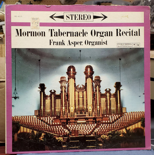Frank W. Asper – Mormon Tabernacle Organ Recital (1961, Columbia Masterworks)