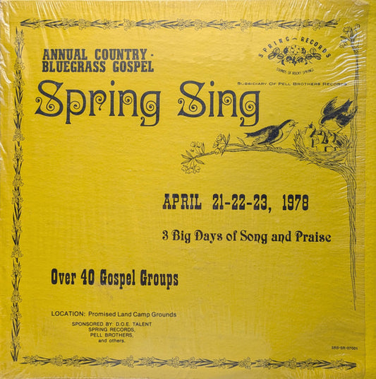 Evangeliers Quartet|The Sonshine Trio, The – Walking With Jesus (1978, Spring Records (10))